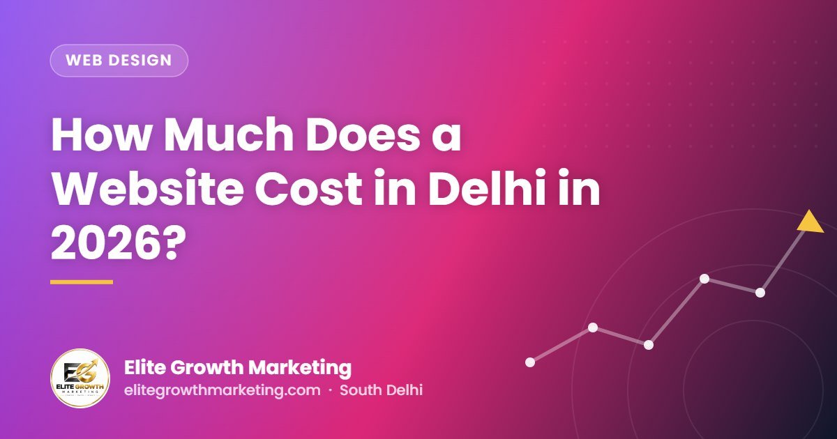 How Much Does a Website Cost in Delhi in 2026?