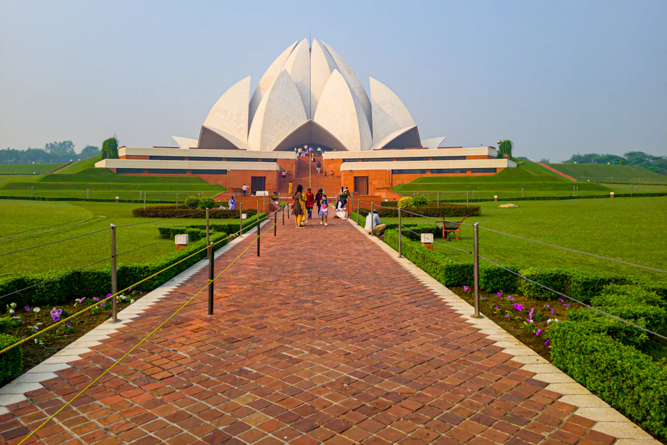 Lotus Temple in Kalkaji, South Delhi